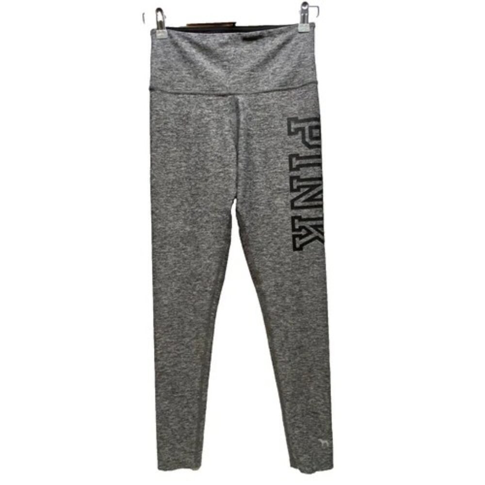 Victoria's Secret Pink Ultimate Leggings Women's Small Electric Heather Gray EUC